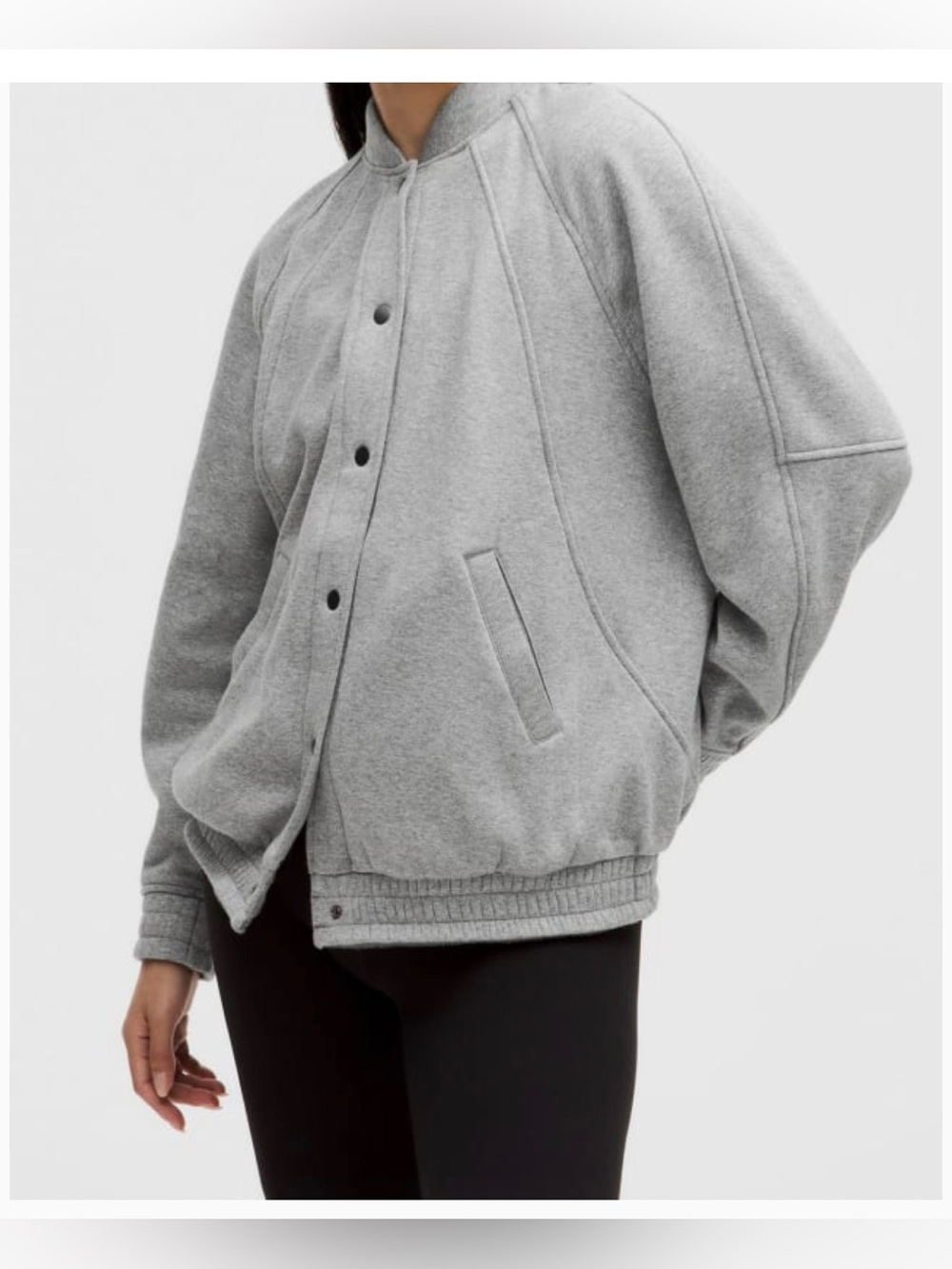Lululemon Scuba Oversized Varsity Jacket